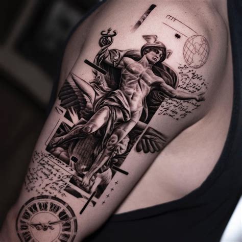 hermes greek god tattoo